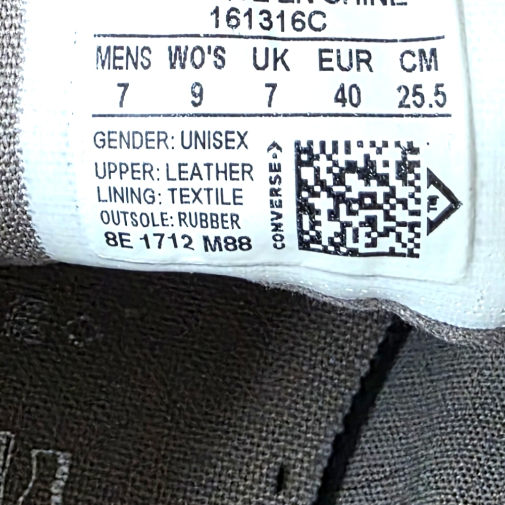 CONVERSE ALL STAR CONS One Star Pro Suede Skate Shoe.  Unisex - Picture 14 of 14